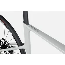 Bicicleta Cannondale Supersix Evo 105 Di2 Carbon 3 2024 Cor Branco Foto mini 4