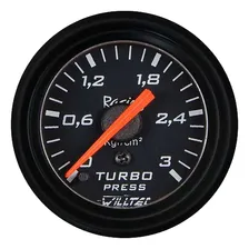 Relógio Manômetro De Pressão Turbo 3bar Universal Willtec Foto  mini 1