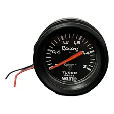 Relógio Manômetro De Pressão Turbo 3bar Universal Willtec Foto mini  3
