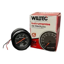 Relógio Manômetro De Pressão Turbo 3bar Universal Willtec Foto mini  2