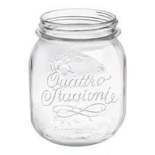 Pote De Vidro Italiano Quattro Stagioni Bormioli Rocco 700ml Cor Transparente Foto mini 4