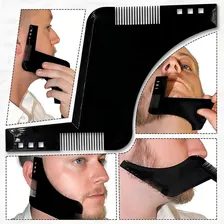 Pente Barba Régua Modelador Alinhador Foto mini 3