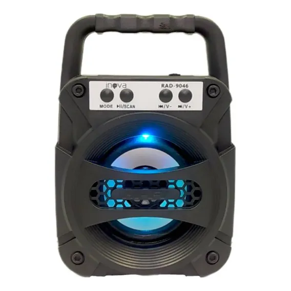 Caixa Som Mini Caixa Som Bluetooth Rádio Fm Inova Rad-9046 Foto 1