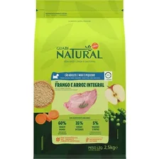 Guabi Natural Adulto Frango Raças Pequenas 2,5 Kg Foto mini 1