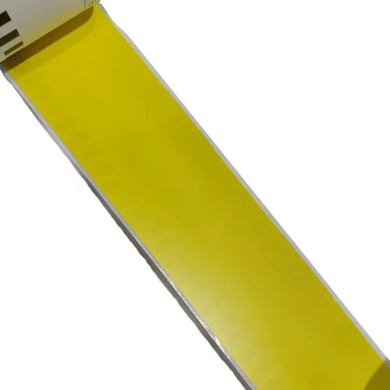 10 Rolos De Etiqueta Adesiva Dk 2205 Amarela Ql800 Cor Amarelo Foto 1