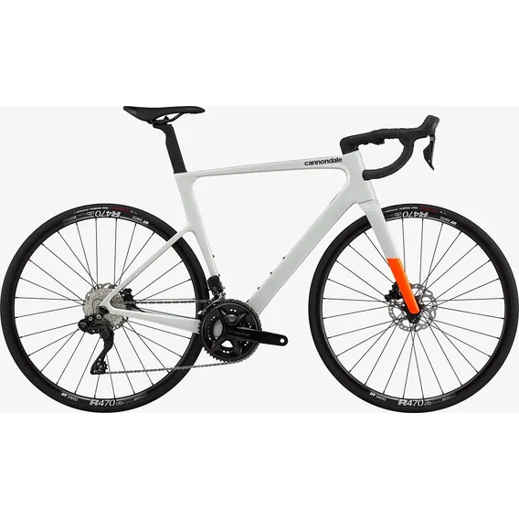 Bicicleta Cannondale Supersix Evo 105 Di2 Carbon 3 2024 Cor Branco Foto 1