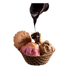 Kit C/3 Cobertura Para Sorvete Marvi Brigadeiro 190g Foto mini 4