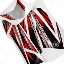 Kit Adesivo Faixa Moto Yamaha Lander Xtz 250 Vermelho 2014 Foto mini  3