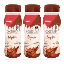 Kit C/3 Cobertura Para Sorvete Marvi Brigadeiro 190g Foto mini 1