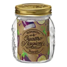 Pote De Vidro Italiano Quattro Stagioni Bormioli Rocco 700ml Cor Transparente Foto mini 1