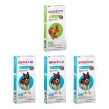 01 Bravecto Cães 10 20kg 500mg E 03 Bravecto 20 40kg 1000mg Foto  mini 1