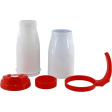 01 Caneca Copo Térmico Tampa Alça 475ml Polimero Sublimação Cor Vermelho Foto mini 2