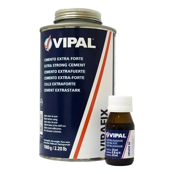 01 Cola Vipafix 1 Kg + 01 Catalisador (30min) 50ml - Vipal Foto 1