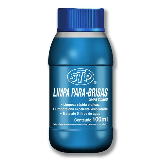 01 Limpa Para-brisas Limpa Vidros Limpeza Rápida 100ml Stp Foto 1