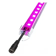 01 Luminária Led Rosa P/ Aquário Nano Plantado 40cm 12v Foto  mini 1