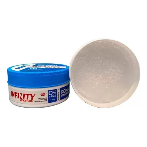 01 Pomada Incolor Infinity Hair Azul 80g Foto 1