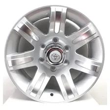 01 Roda Hilux Silverado D20 Aro16 6x139 (1 Unid)+bico Cor Prata Diamantado Foto mini  2
