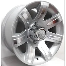 01 Roda Hilux Silverado D20 Aro16 6x139 (1 Unid)+bico Cor Prata Diamantado Foto  mini 1