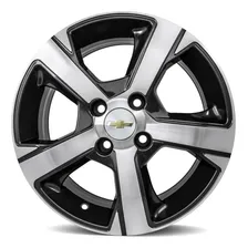 01 Roda Onix Ltz Corsa Celta Aro 15 4x100 Cor Grafite Com Diamantado KRMai R Foto mini 2