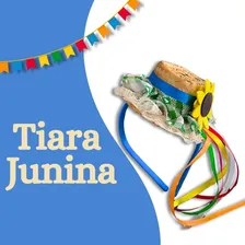 01 Tiara Arquinho Caipira Chapéu Grande Festa Junina Cor Variadas Foto mini 4