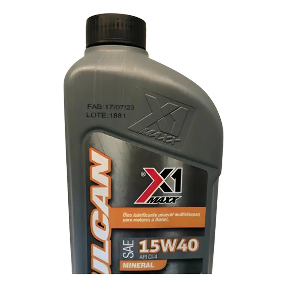 01l Óleo Motor Diesel 15w40 Mineral Api Ci-4 X1 Maxx Foto 1