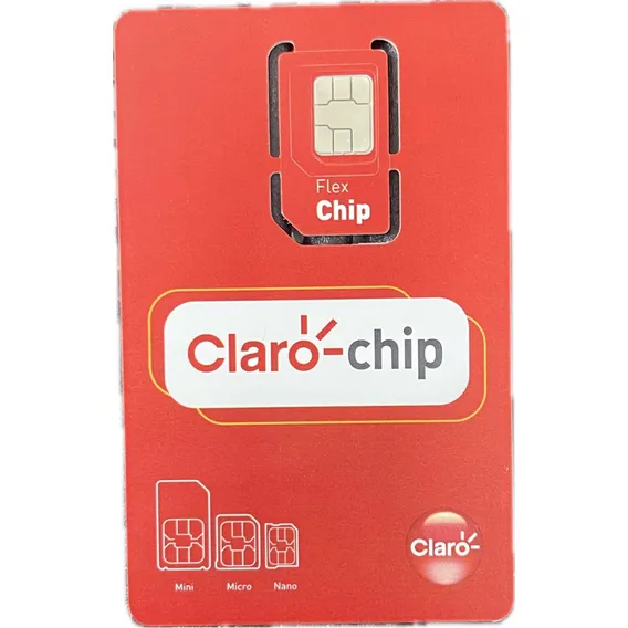 01x Chip Claro 4.5g Pré Ddd 11 Até 19 Foto 1