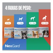 02 Antipulgas E Carrapatos Nexgard 4 A 10kg Com 1 Comprimido Foto mini 4