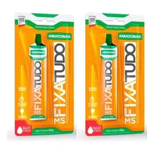 02 Cola Adesivo Fixa Tudo Amazonas Cola Até Debaixo Água 85g Foto mini 1