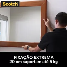 02 Fita Dupla Face Espuma Fixa Forte 24mmx2m 3m Scotch 5kg Foto mini 4
