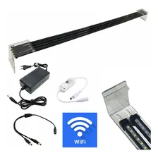 02 Luminárias Aquário Jumbo 200 Cm C/ Suporte Acrilico Wi-fi 12v Foto mini 1