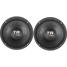 02 Médio Woofer Triton 8 Polegadas 450w Rms Tr-450 Mid Range Cor Preto Foto mini 1