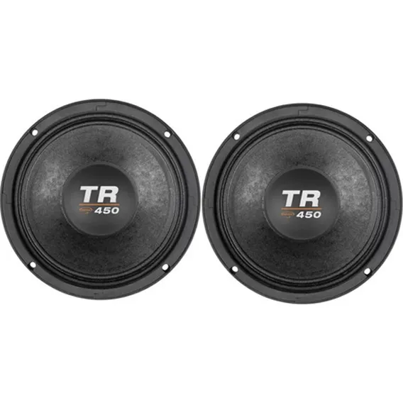 02 Médio Woofer Triton 8 Polegadas 450w Rms Tr-450 Mid Range Cor Preto Foto 1