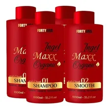 02 Progressiva Sem Formol Ingel Maxx Organic Fortyliss Litro Foto  mini 1