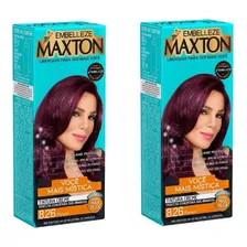 02 Tintura Creme Maxton - Cor Marsala - 8.26 - Tom 8.26 marsala Foto mini 1