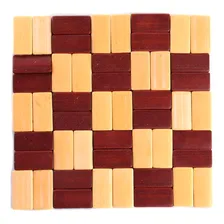 03 Descansos Panela Mesa Cozinha 14cm Bambu Jogo Americano Foto mini 1