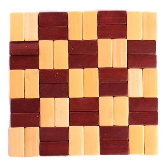 03 Descansos Panela Mesa Cozinha 14cm Bambu Jogo Americano Foto 1
