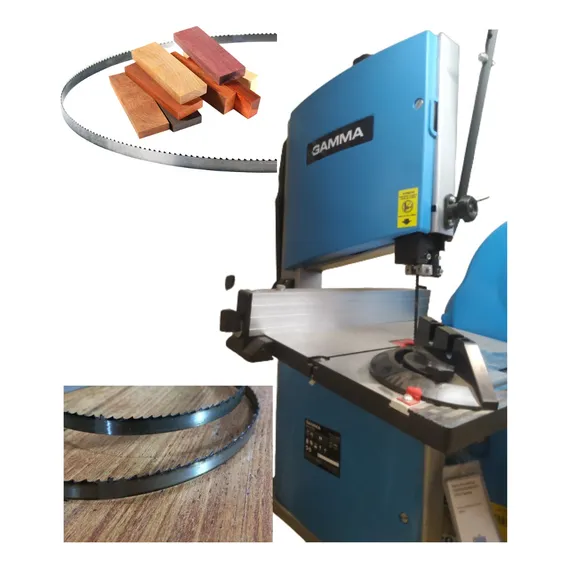 03 Laminas P Serra Fita Gamma-g122- 3/8 (9,53mm) X 6d 1,57m Foto 1