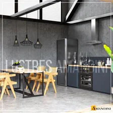 03 Lustres Pendentes Modelo Aramado - Ideal Para Sala - Quarto - Cozinha - Pode Usar Lâmpadas De Filamento 110v/220v (bivolt) - Cor Cobre Foto mini 2