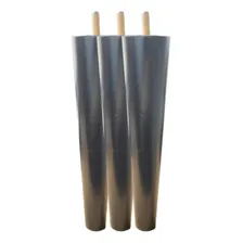 03 P茅 Madeira Retr么 P/ M贸veis Decora莽茫o Palito 21 Cm Tabaco Foto mini 1