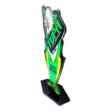 03 Troféus Personalizados Em Acrílico Premiação 20x15cm Foto mini 3