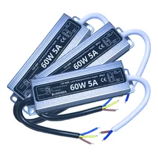 03pçs Fonte Blindada A Prova Dágua Para Fita Módulo Led Piscinas 12v 5a 60w Ip67 Foto mini 1