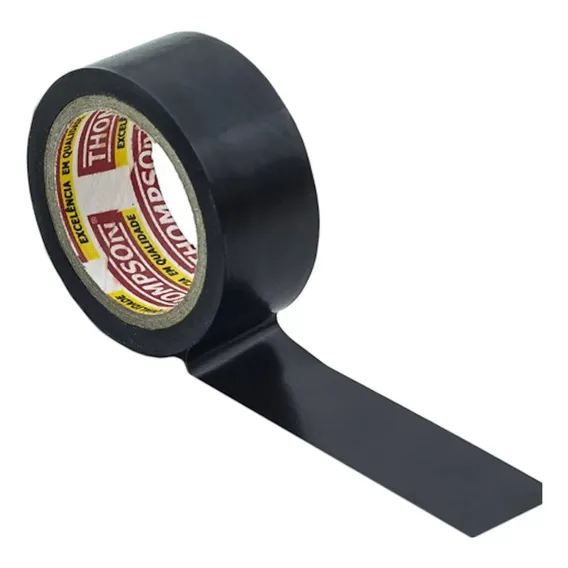 04 Fita Isolante Antichama 19mm X 10m Preta Foto 1
