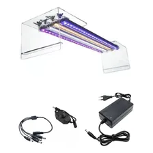 04 Luminárias Led Aquário Plantado 70cm C/ Suporte AcrÃlico 12v Foto mini 1
