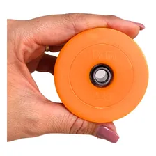 04 Roldana Nylon Laranja 3 Polegadas Portão Grade Trilho Foto mini  3