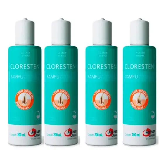 04 Shampoo Cloresten Dr Clean 200ml Agener Foto 1