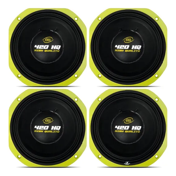 04 Woofer Eros E-420 8 Polegadas 840w Pmpo Profissional E420 Foto 1