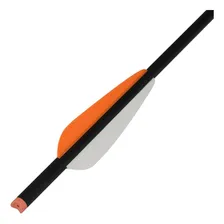 04x Flecha Balestra 26g Carbono Alta Resistencia 58cm Preta Foto mini 2