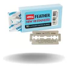 05 Kit 6 Feather Com 10 Lâminas Barbear Cada Foto mini 4