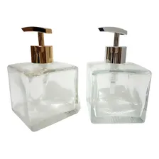 05 Kits Vidros Porta Sabonete Super Luxo Vidro Cubo 350 Foto mini 1