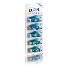 05 Pilhas Baterias Elgin 27a 12v A27 Alcalina 1 Cartela Foto mini 3